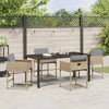 Hage Spisegruppe 5 pcs Beige polyrotting
