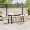Hage Spisegruppe 5 pcs Beige polyrotting
