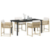 Hage Spisegruppe 5 pcs Beige polyrotting