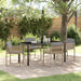 Hage Spisegruppe 5 pcs Beige polyrotting
