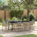 Hage Spisegruppe 9 pcs Beige polyrotting