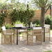 Hage Spisegruppe 5 pcs Beige polyrotting