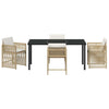 Hage Spisegruppe 5 pcs Beige polyrotting