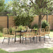 Hage Spisegruppe 7 pcs Brun polyrotting