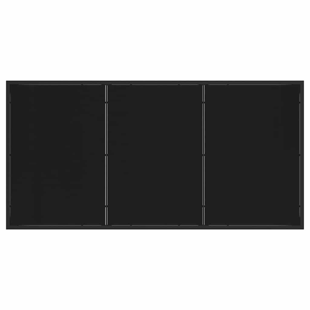 Hage Spisegruppe 5 pcs Svart polyrotting