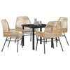 Hage Spisegruppe 5 pcs Brun polyrotting