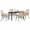 Hage Spisegruppe 5 pcs Brun polyrotting