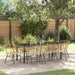 Hage Spisegruppe 9 pcs Brun polyrotting