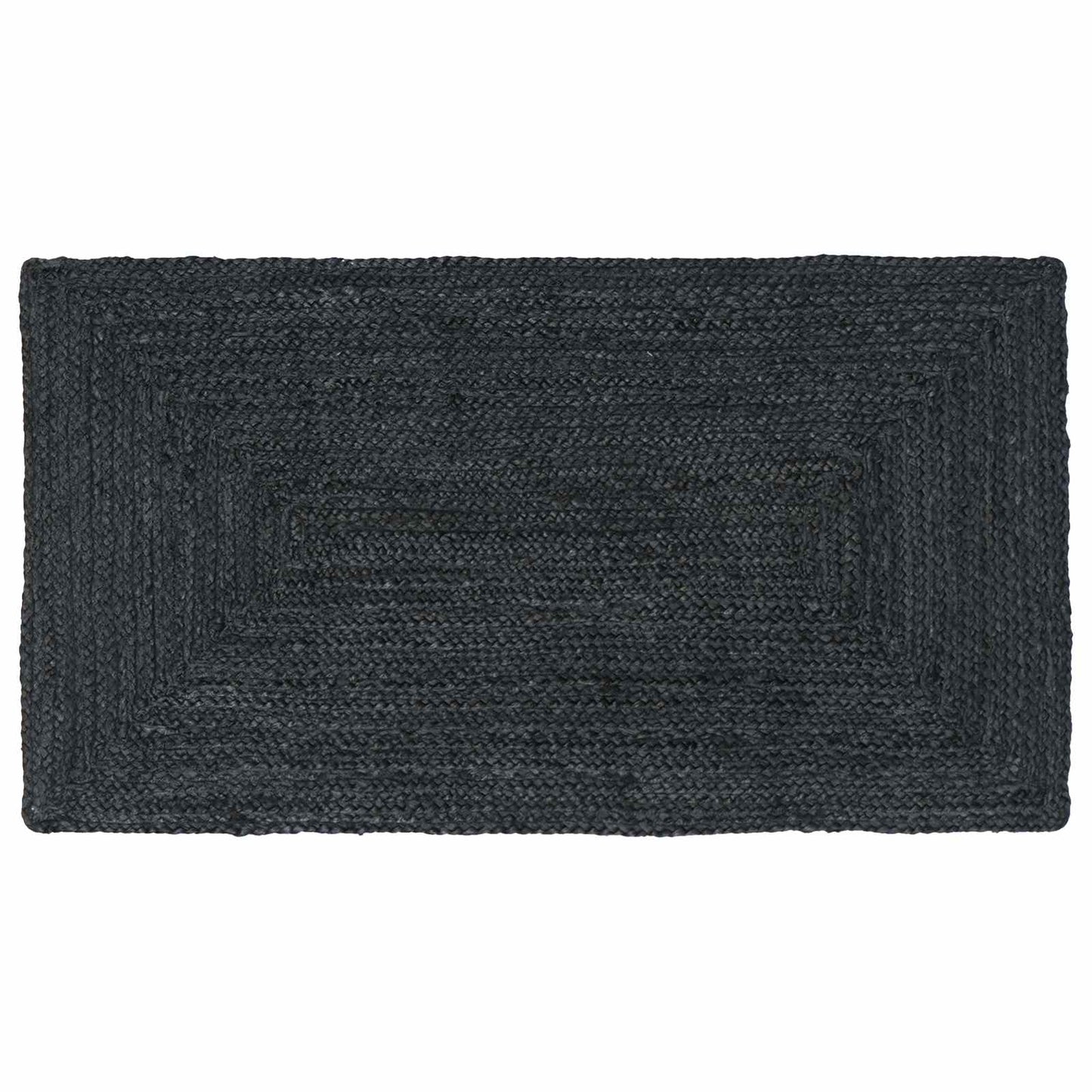 Områdetepper Rektangulær Mørkegrå 60 x 110 cm Jute