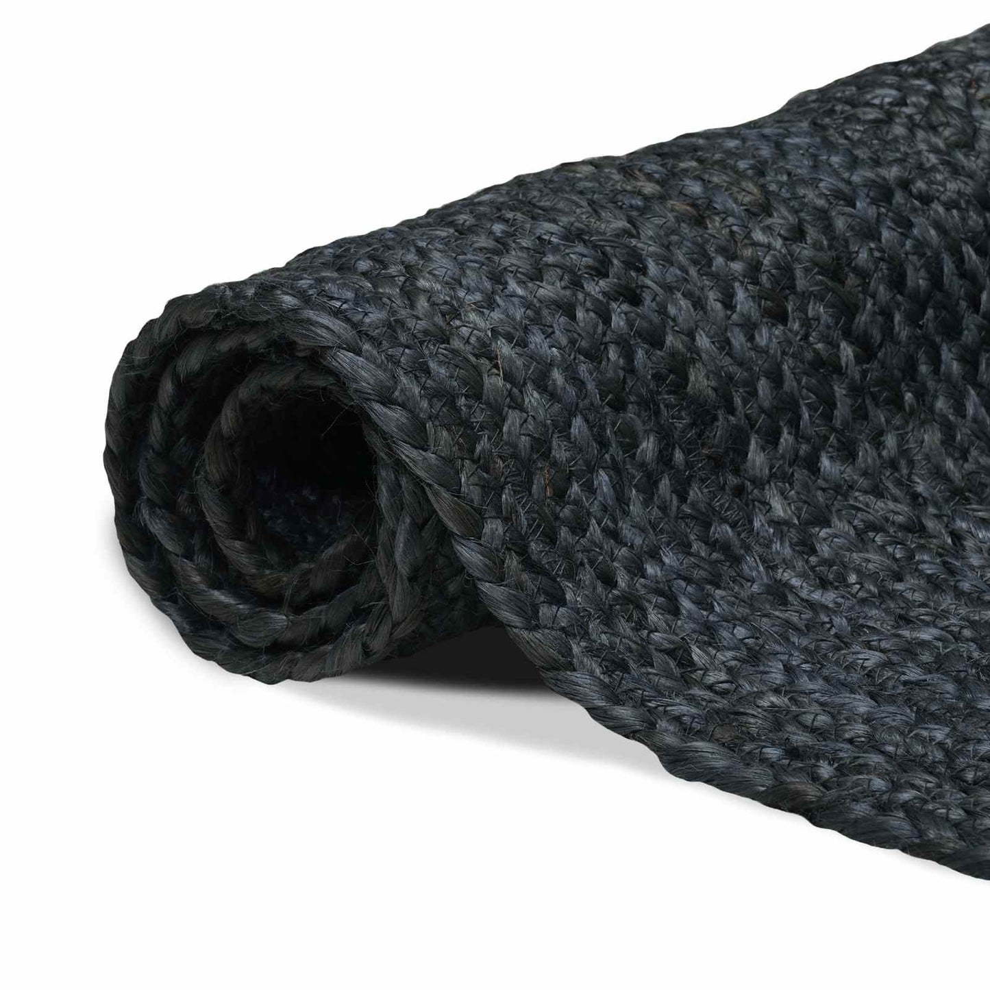 Områdetepper Rektangulær Mørkegrå 80 x 300 cm Jute