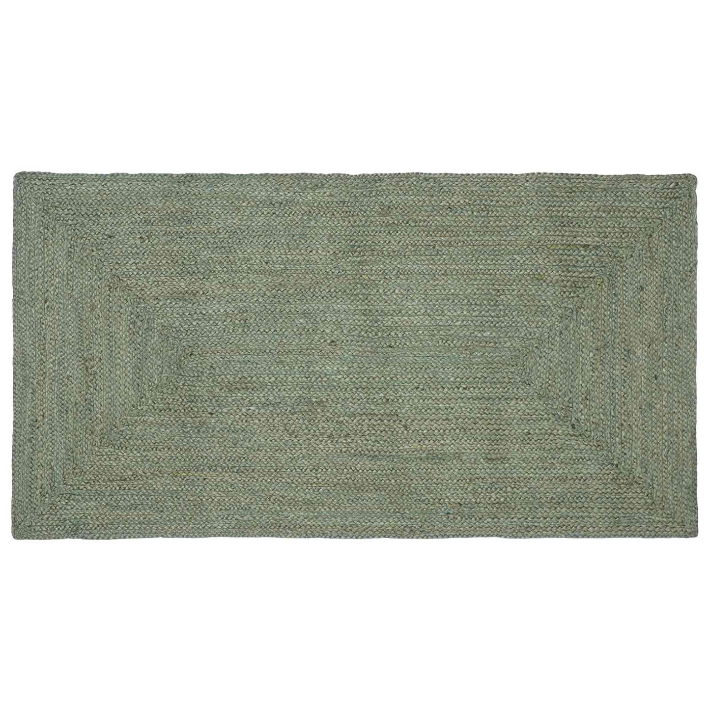 Områdetepper Rektangulær Olivengrønn 60 x 110 cm Jute