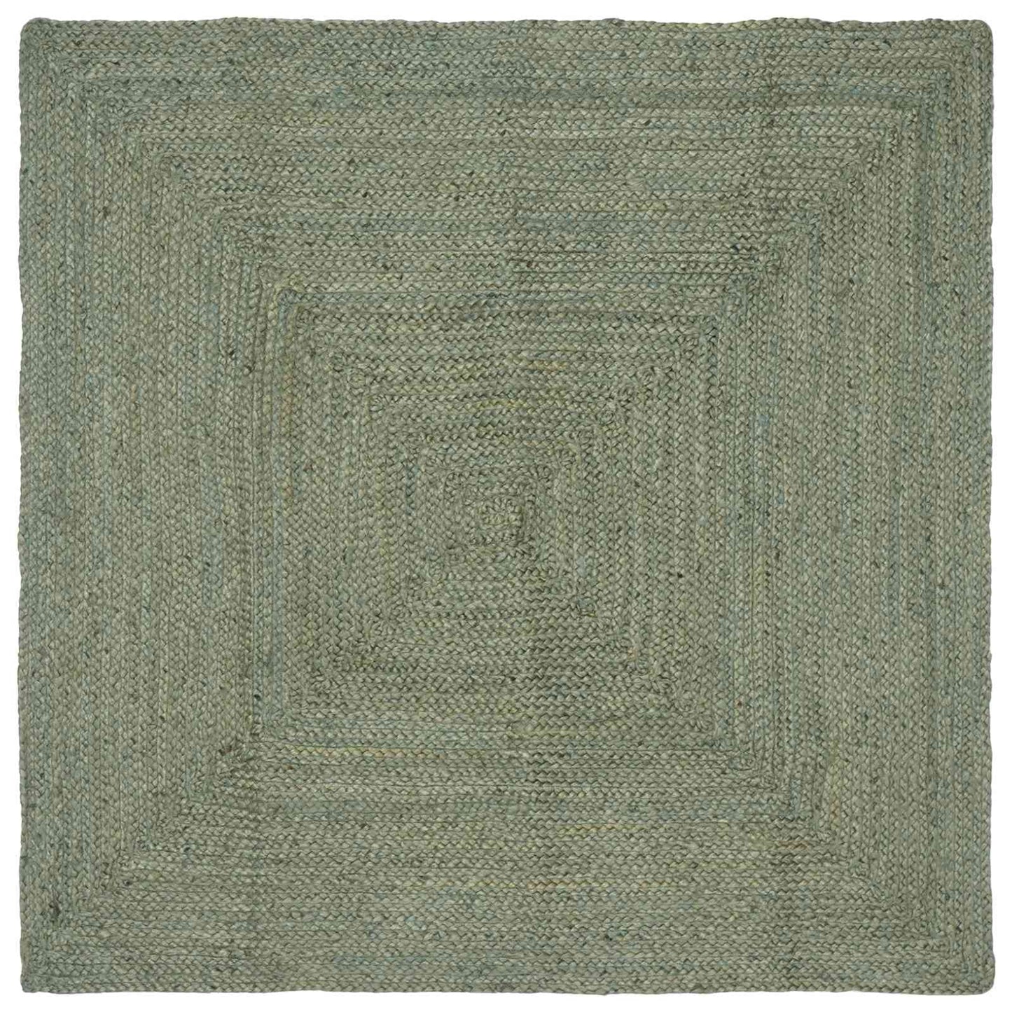 Områdetepper Rektangulær Olivengrønn 120 x 120 cm Jute