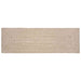 Områdetepper Naturlig og Hvit 80 x 250 cm Jute