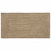 Områdetepper Naturlig og svart 80 x 150 cm Jute