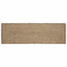 Områdetepper Naturlig og svart 80 x 250 cm Jute