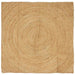 Områdetepper Naturlig 120 x 120 cm Jute