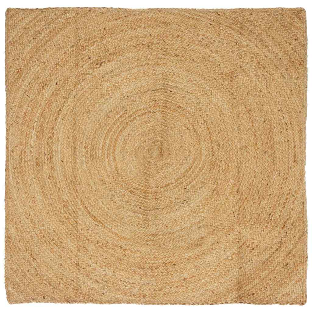 Områdetepper Naturlig 120 x 120 cm Jute