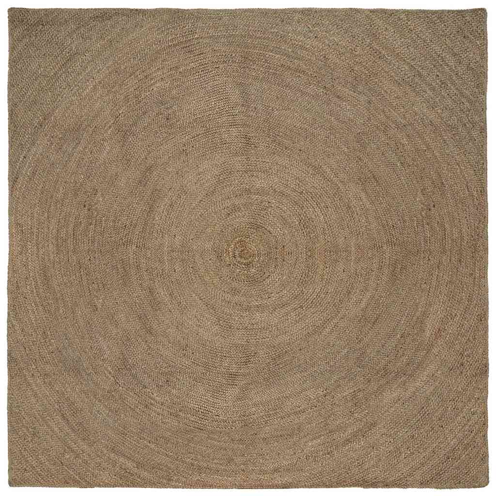 Områdetepper Grå 240 x 240 cm Jute