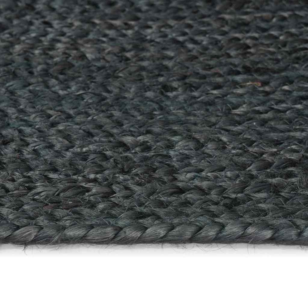 Områdetepper Mørkegrå 80 x 250 cm Jute
