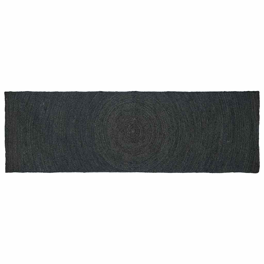 Områdetepper Mørkegrå 80 x 300 cm Jute