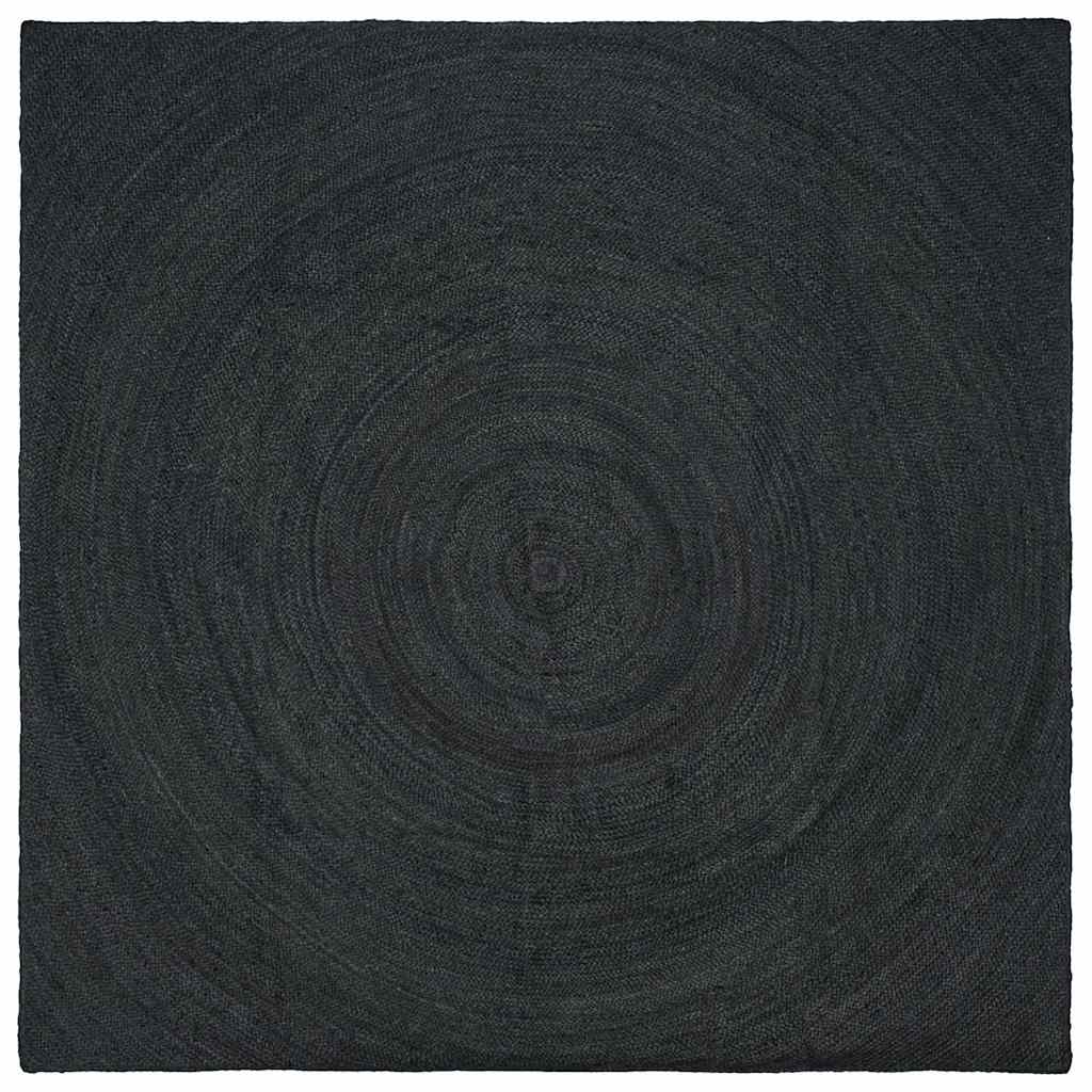 Områdetepper Mørkegrå 240 x 240 cm Jute