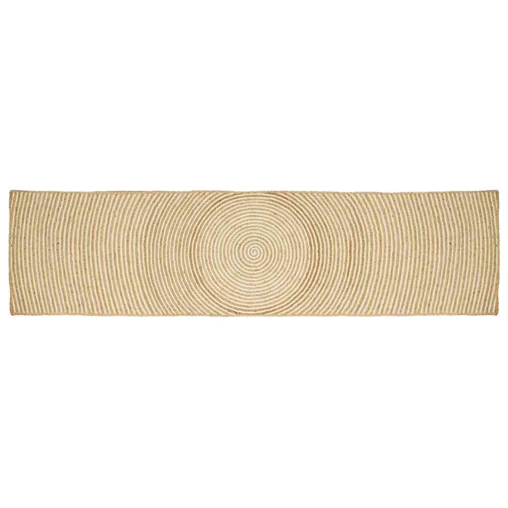 Områdetepper Hvit 60 x 400 cm Jute