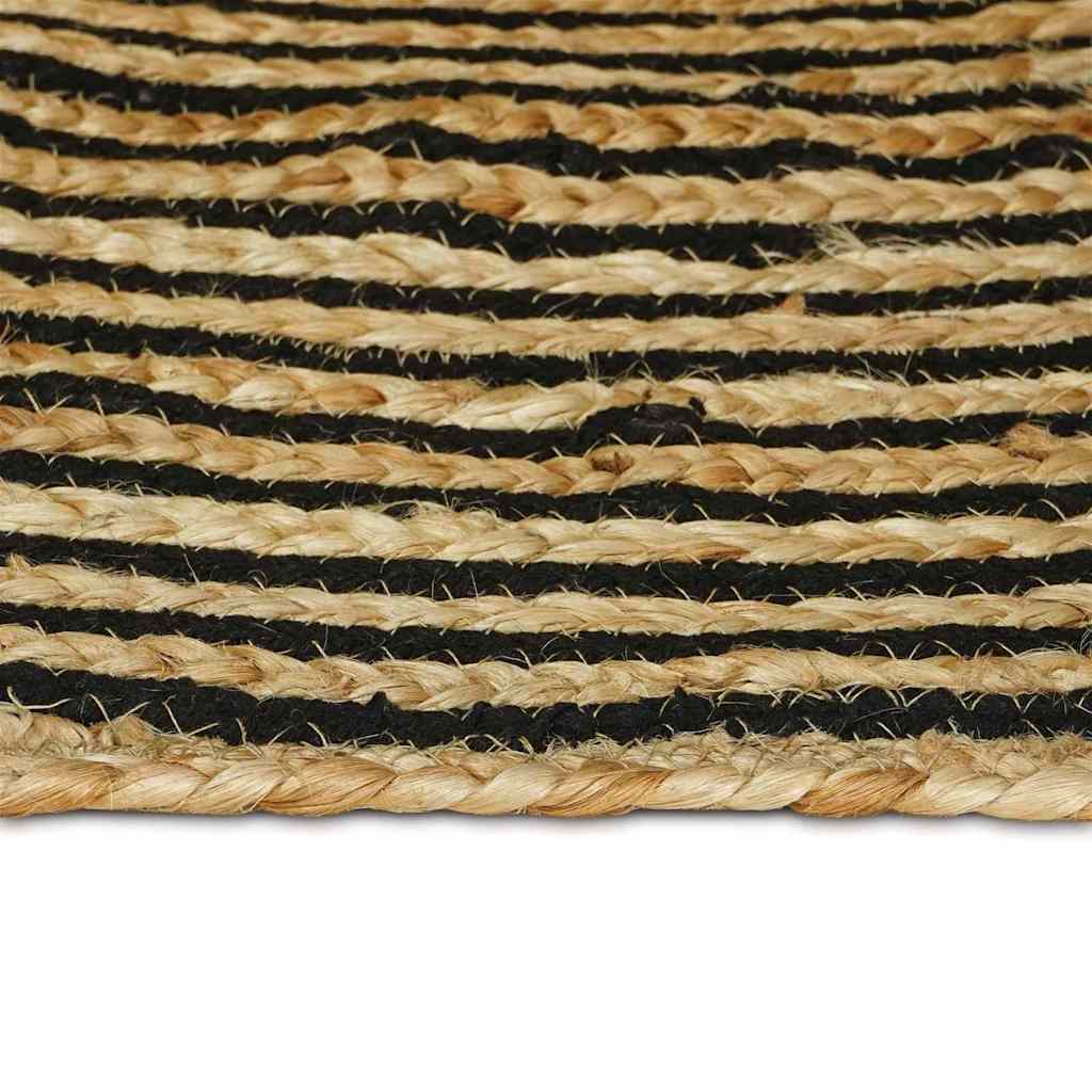 Områdetepper Svart 60 x 400 cm Jute