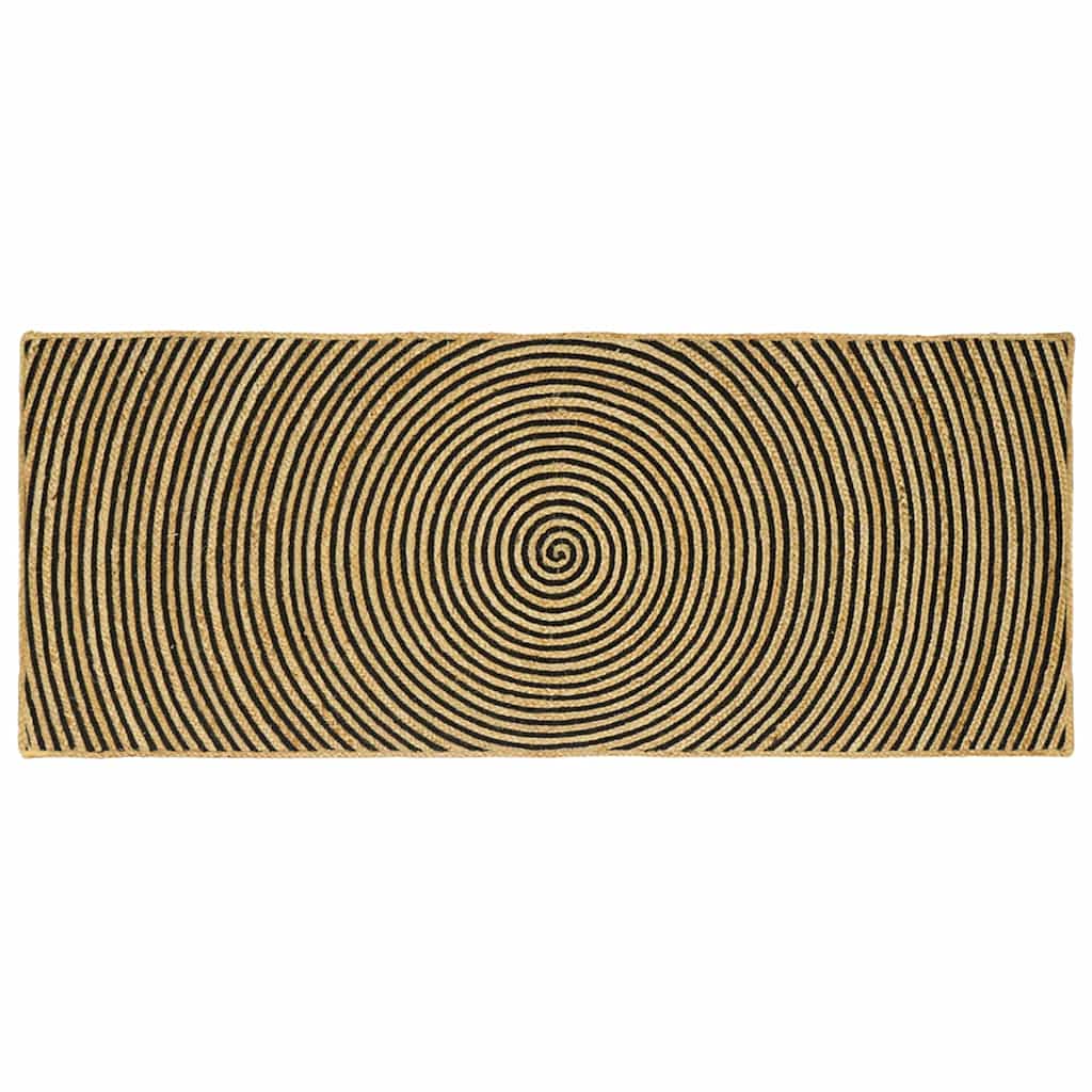 Områdetepper Svart 80 x 200 cm Jute