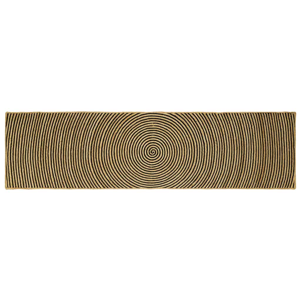 Områdetepper Svart 80 x 300 cm Jute