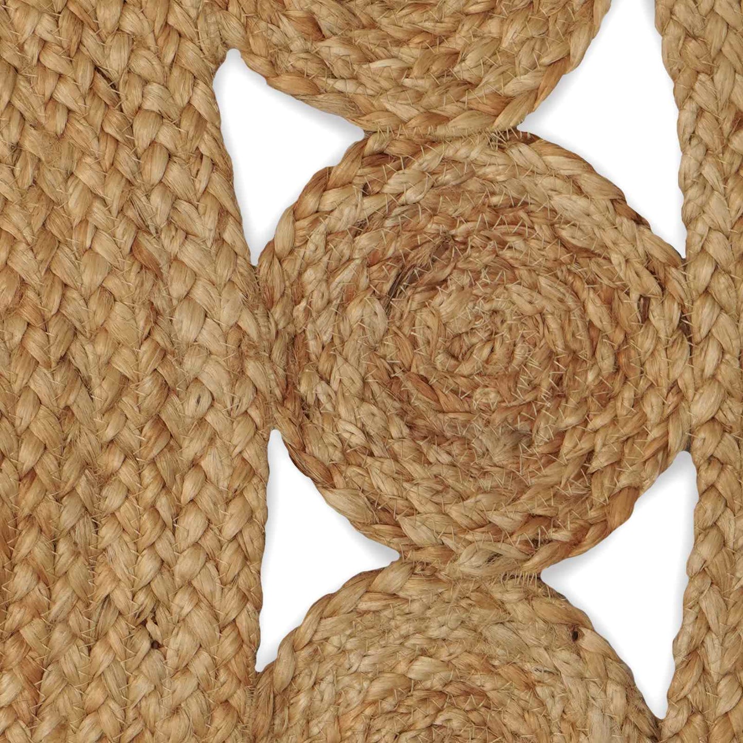 Områdetepper Naturlig Ø 120 cm Jute