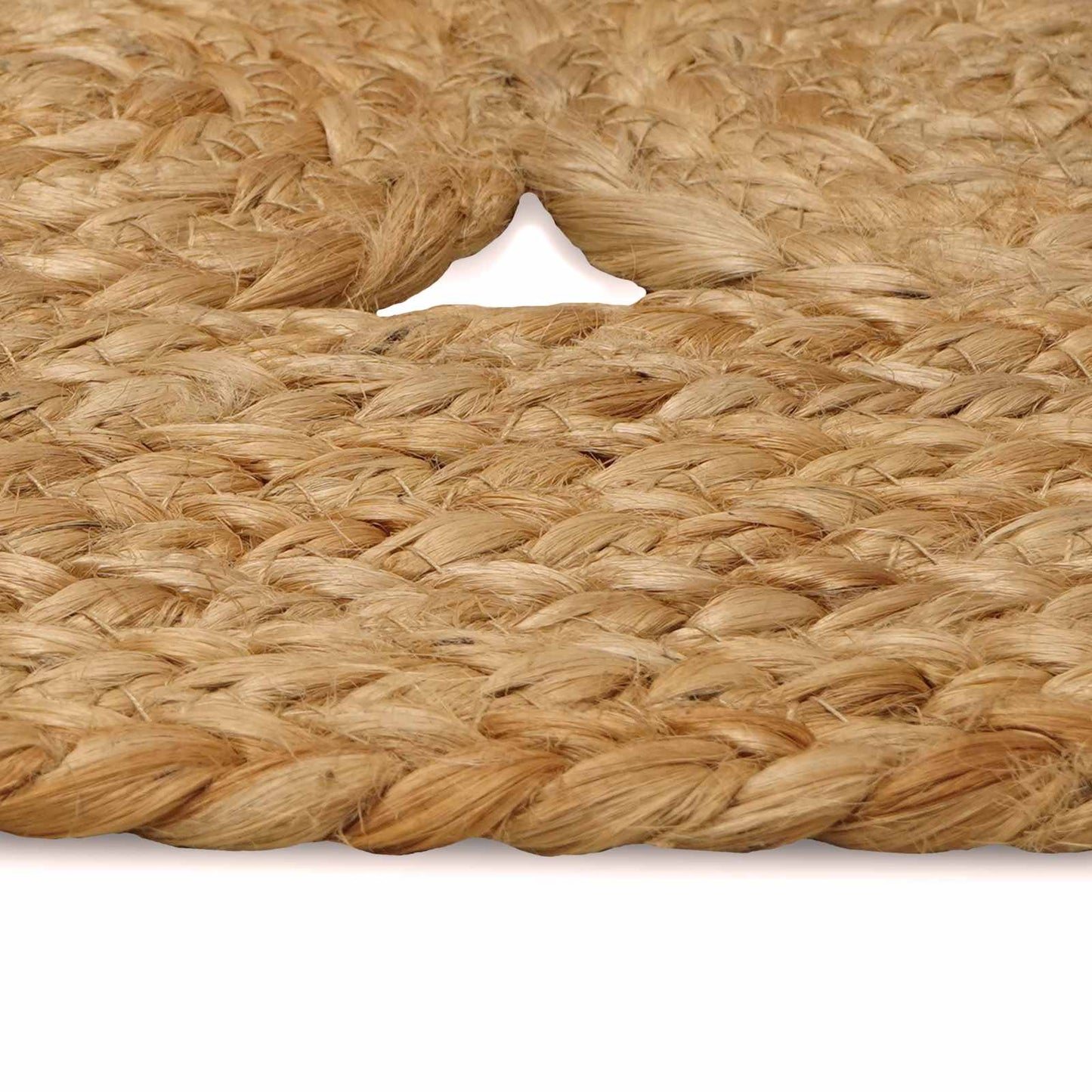 Områdetepper Naturlig Ø 120 cm Jute