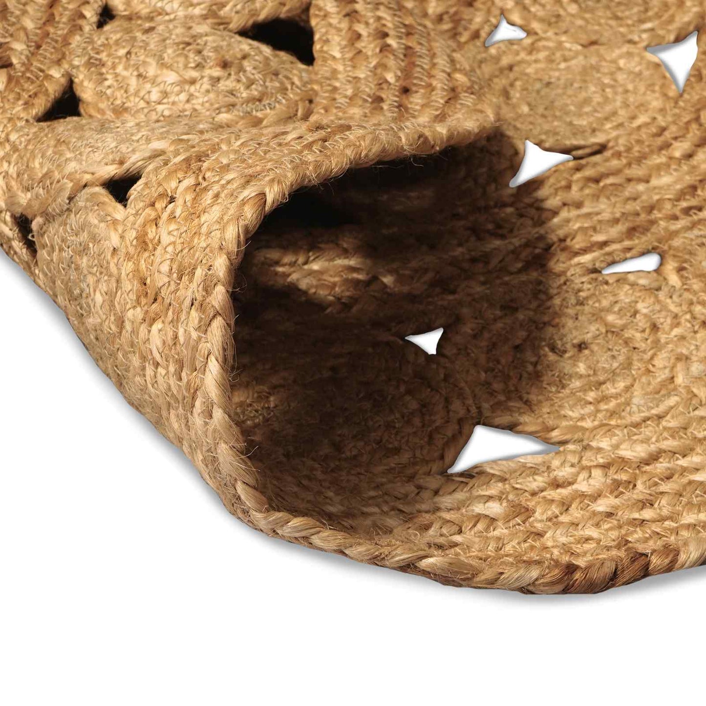 Områdetepper Naturlig Ø 90 cm Jute