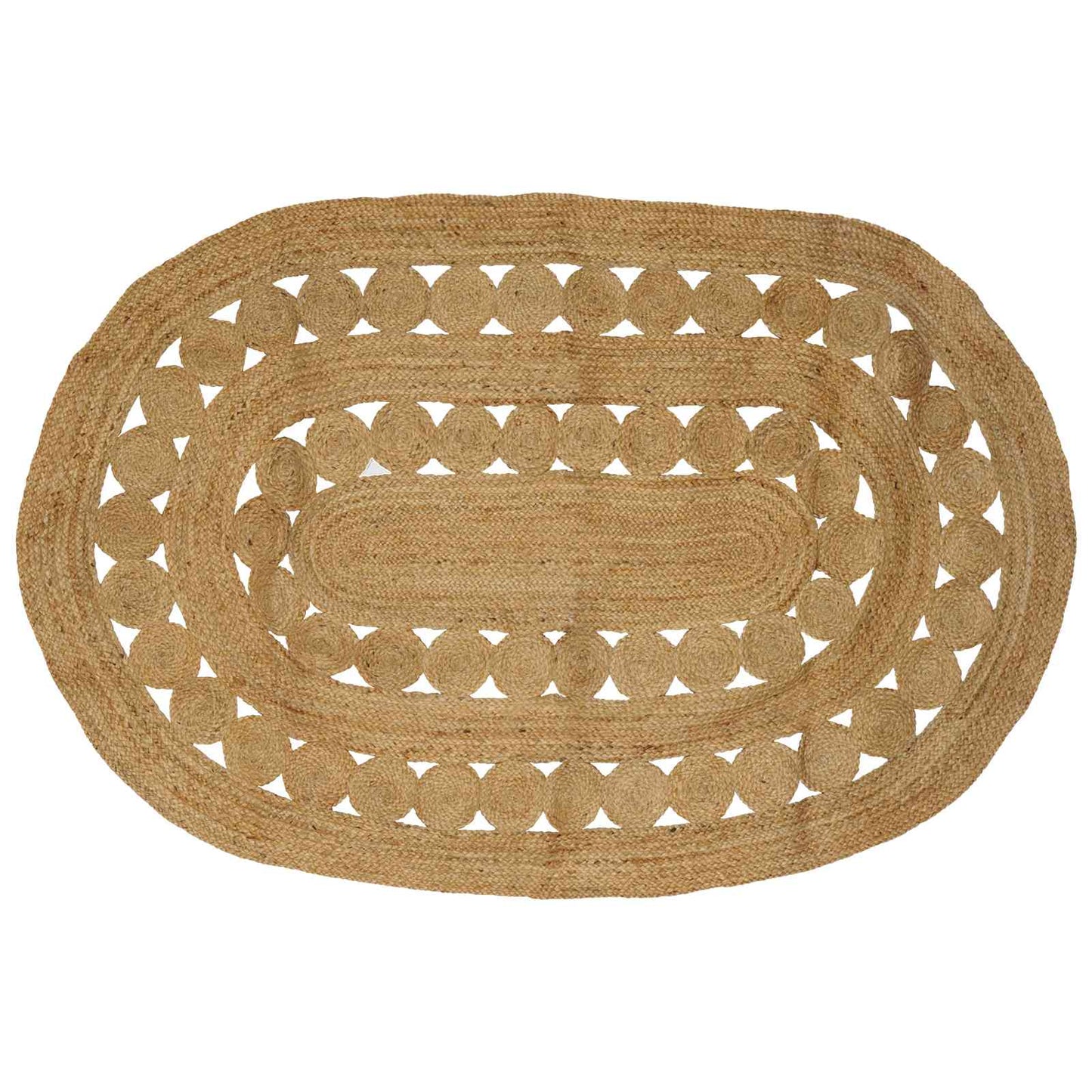 Områdetepper Naturlig 205 x 305 cm Jute