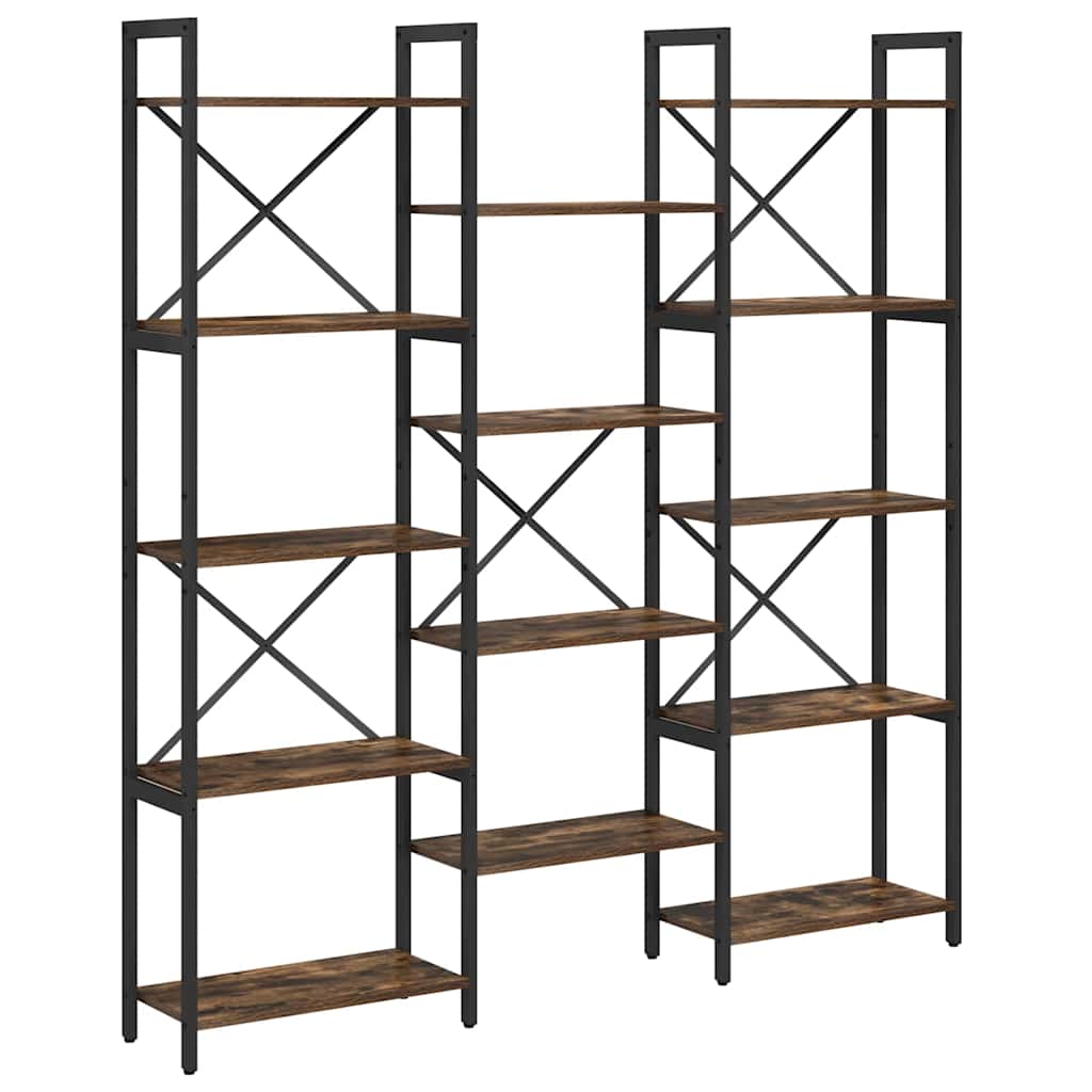 Bokhylle Sonoma eik 156 x 25 x 167 cm Konstruert tre