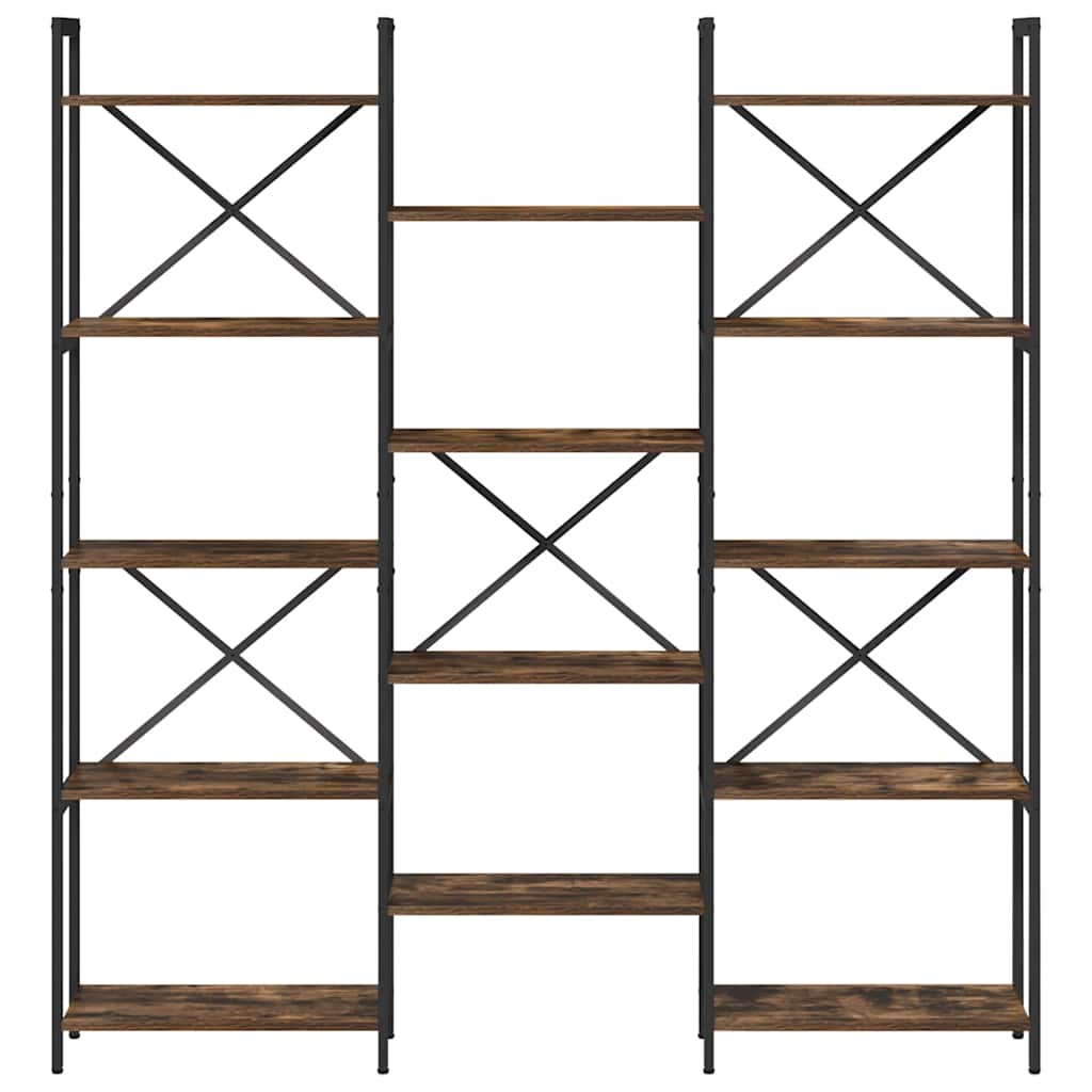 Bokhylle Sonoma eik 156 x 25 x 167 cm Konstruert tre