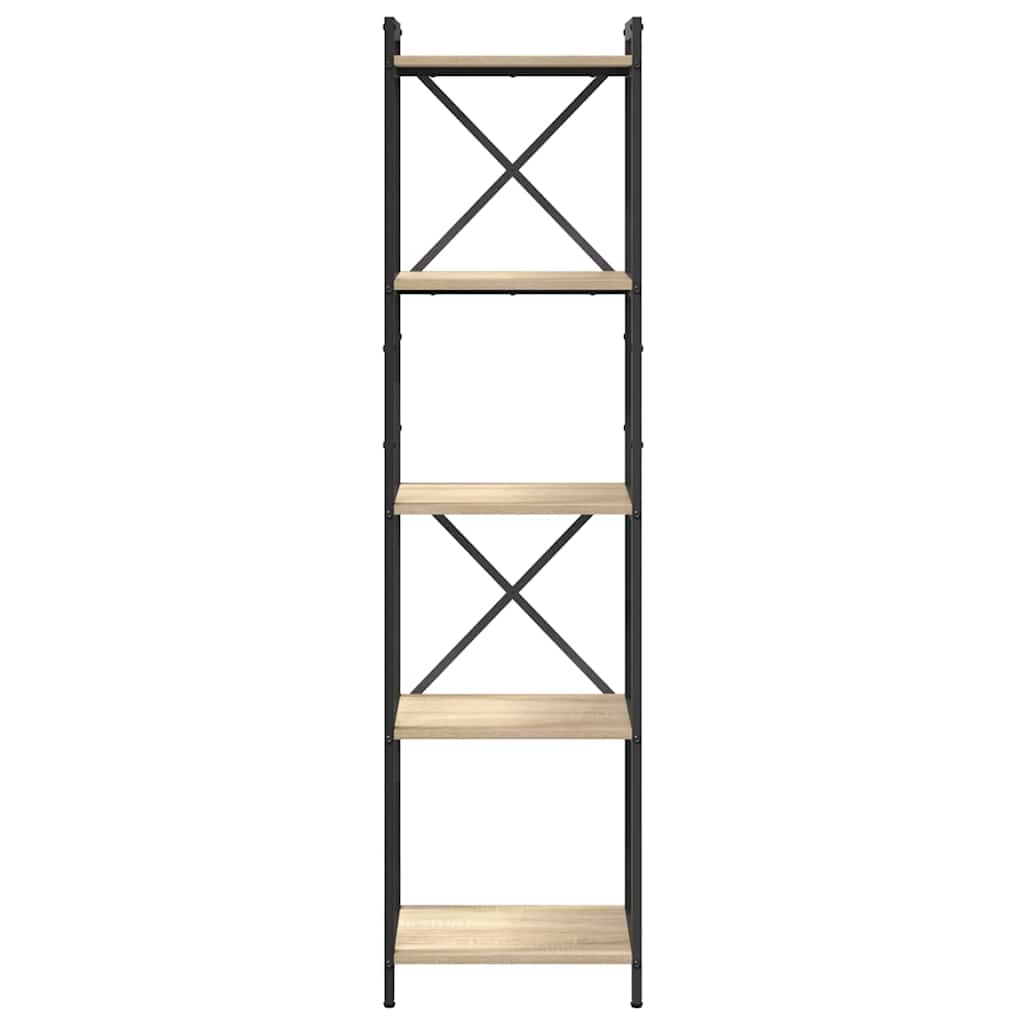 Bokhylle Sonoma eik 40 x 30 x 155 cm Konstruert tre