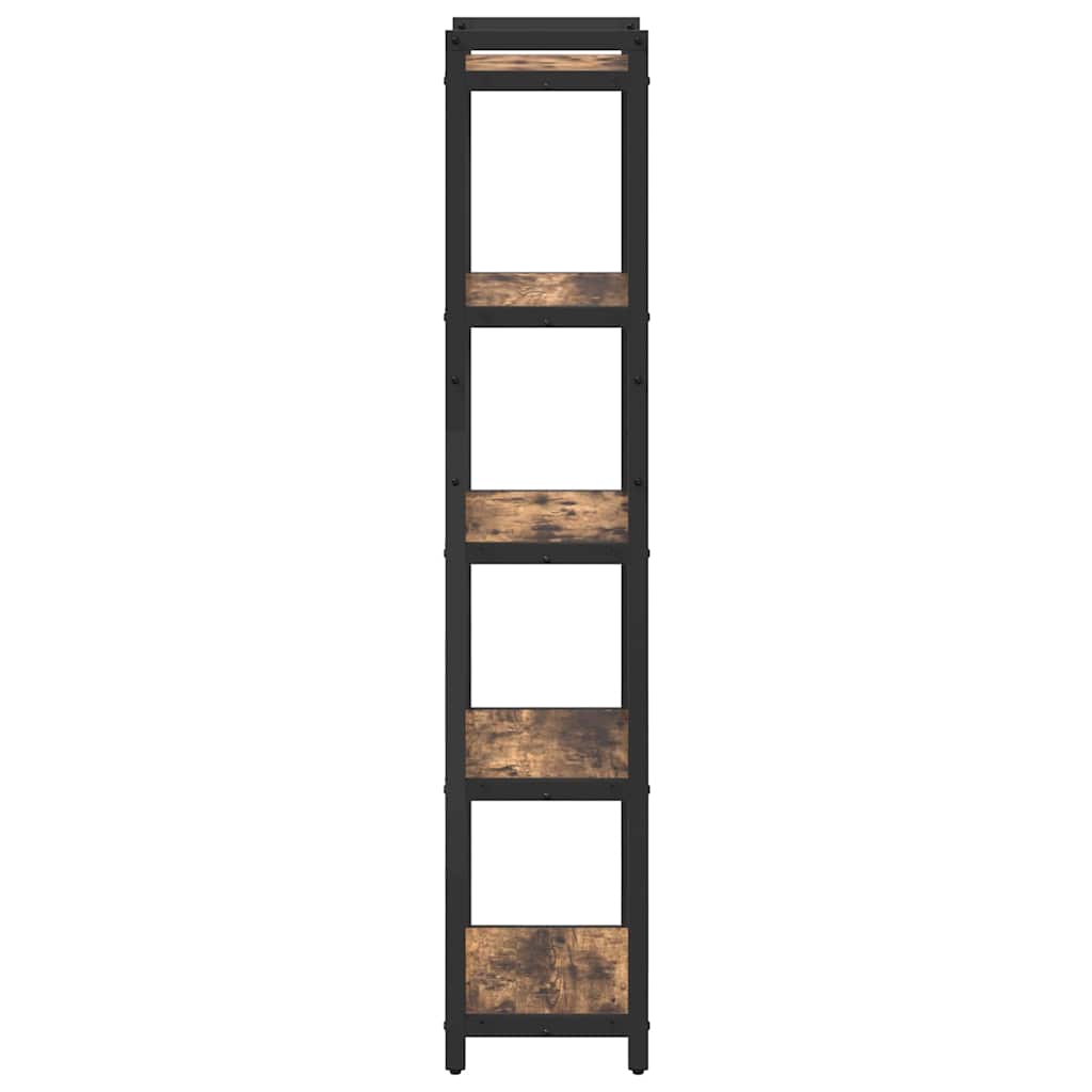 Bokhylle Røkt eik 40 x 30 x 155 cm Konstruert tre