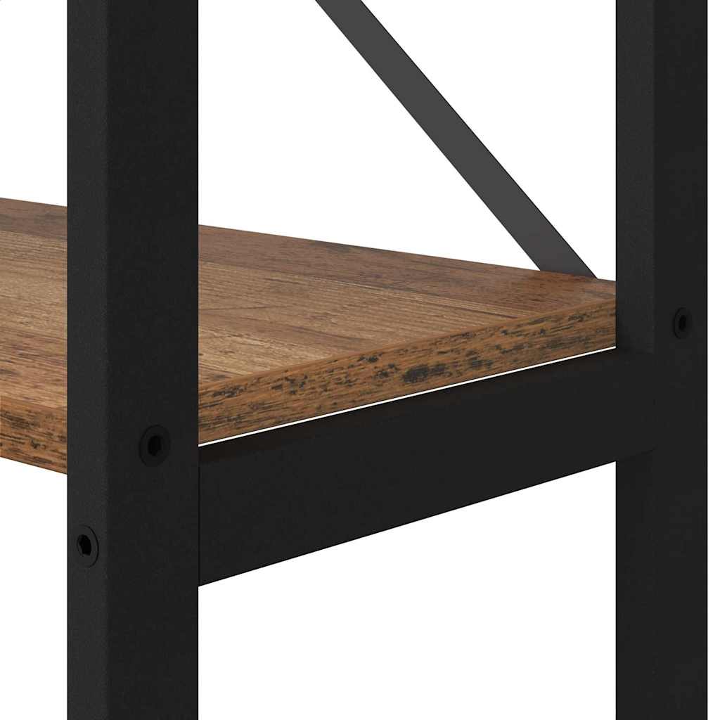 Bokhylle Gammelt tre 40 x 30 x 155 cm Konstruert tre