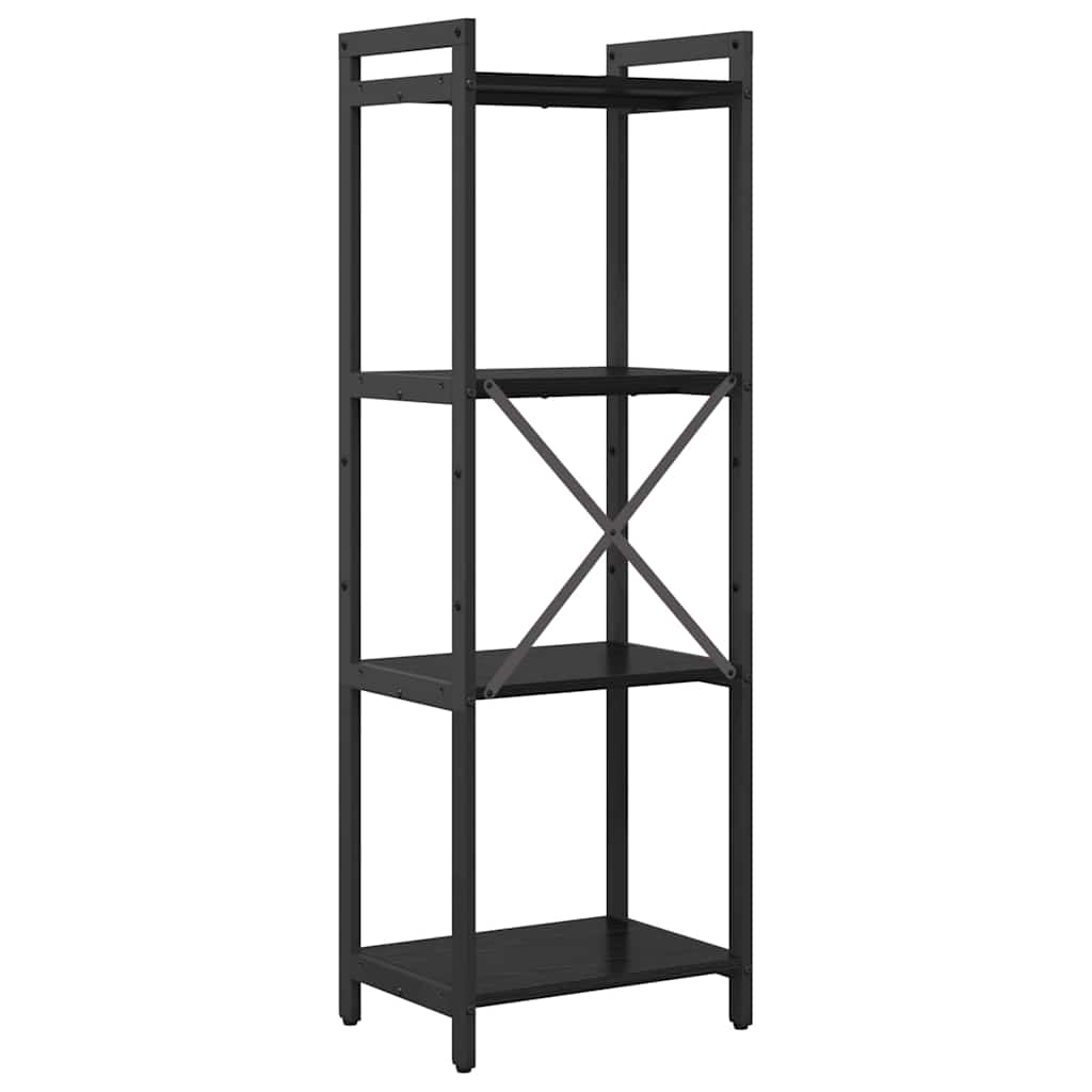 Bokhylle Svart Eik 40 x 30 x 119 cm Konstruert tre