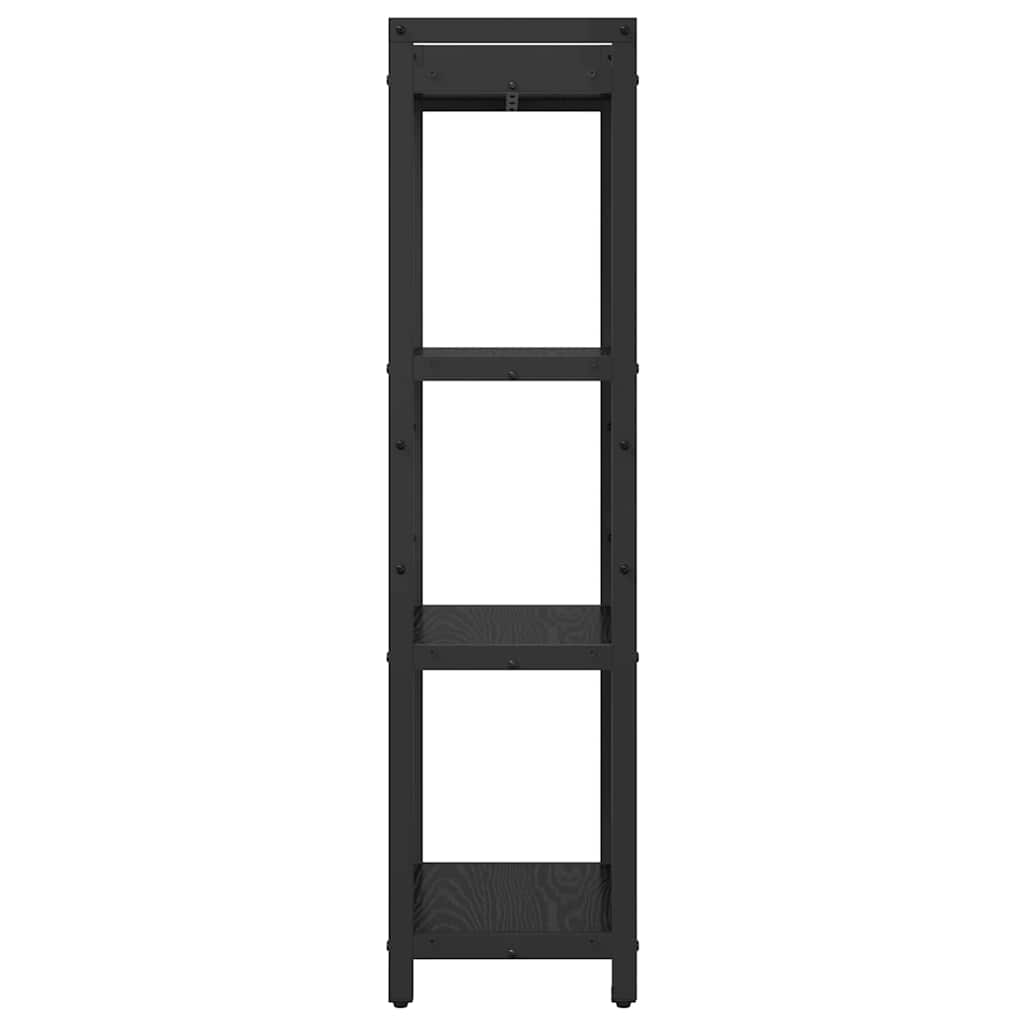 Bokhylle Svart Eik 40 x 30 x 119 cm Konstruert tre