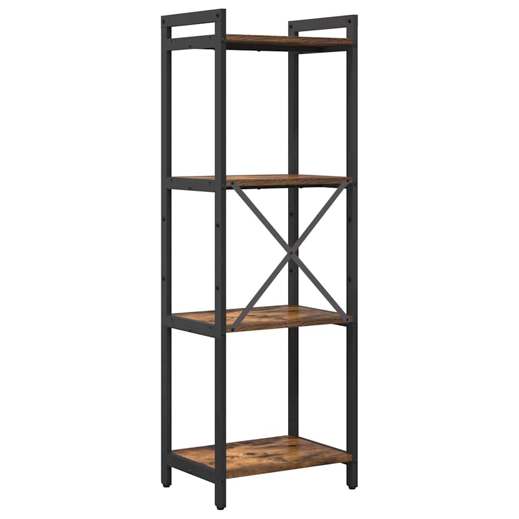 Bokhylle Røkt eik 40 x 30 x 119 cm Konstruert tre