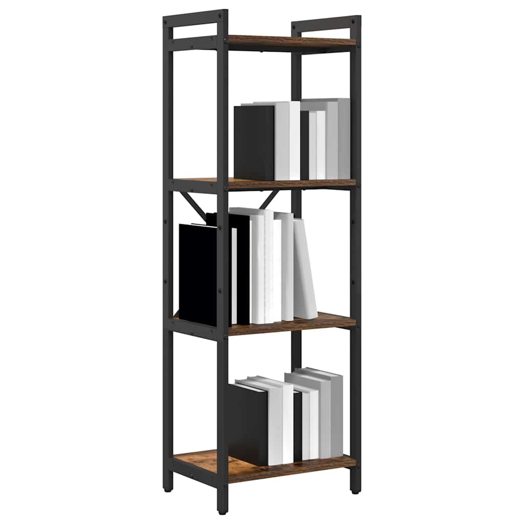 Bokhylle Røkt eik 40 x 30 x 119 cm Konstruert tre