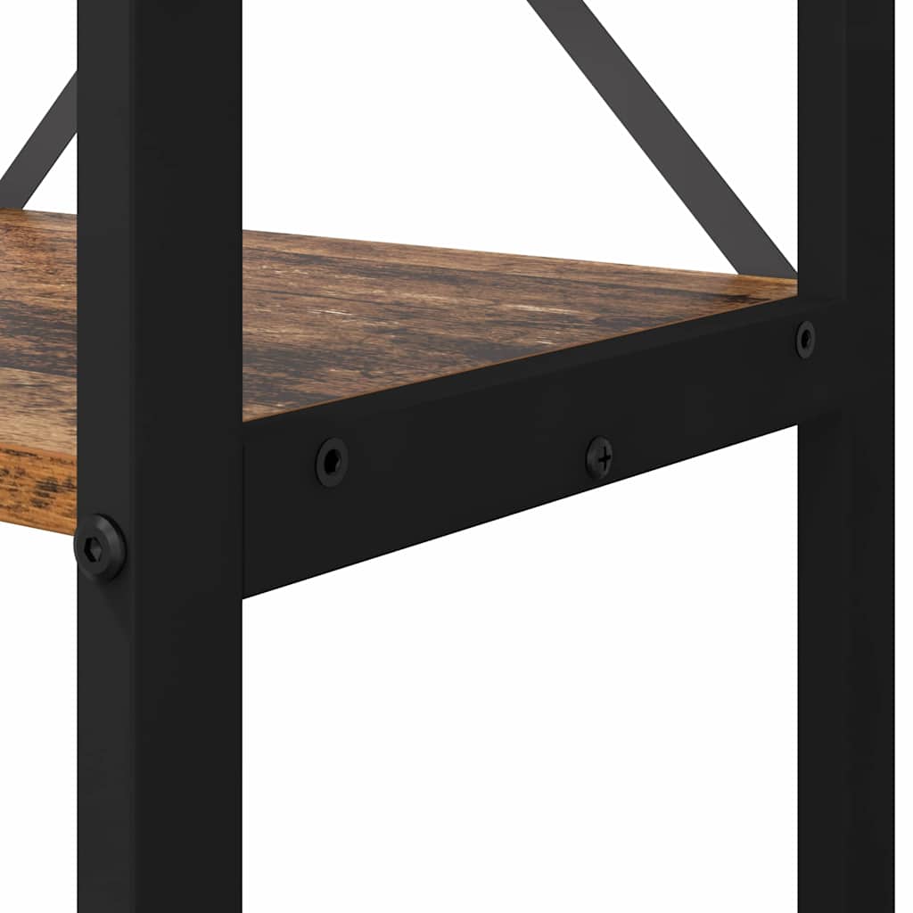 Bokhylle Gammelt tre 40 x 30 x 119 cm Konstruert tre
