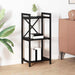 Bokhylle Svart Eik 40 x 30 x 85 cm Konstruert tre