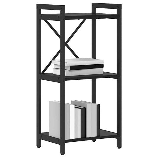 Bokhylle Svart Eik 40 x 30 x 85 cm Konstruert tre