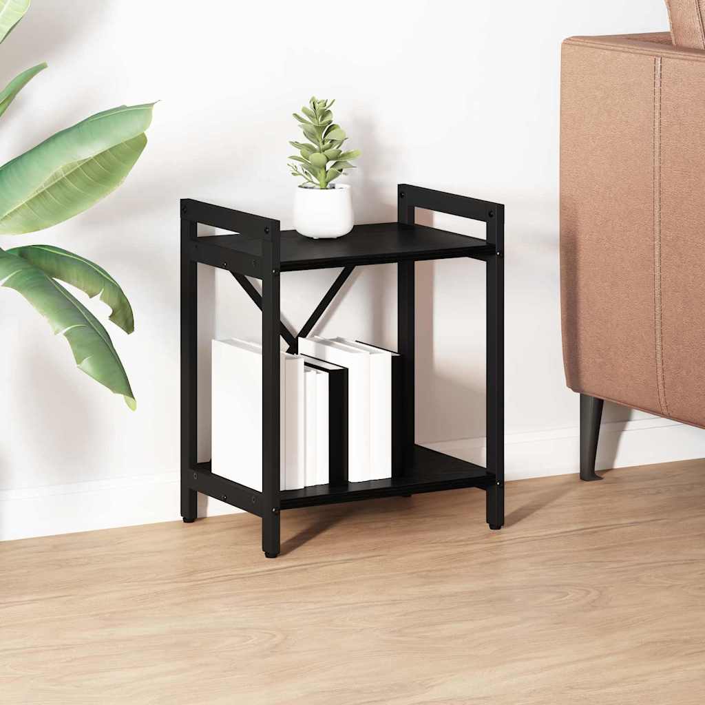 Bokhylle Svart Eik 40 x 30 x 50 cm Konstruert tre