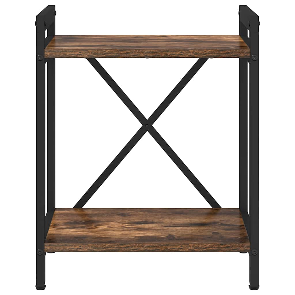 Bokhylle Røkt eik 40 x 30 x 50 cm Konstruert tre