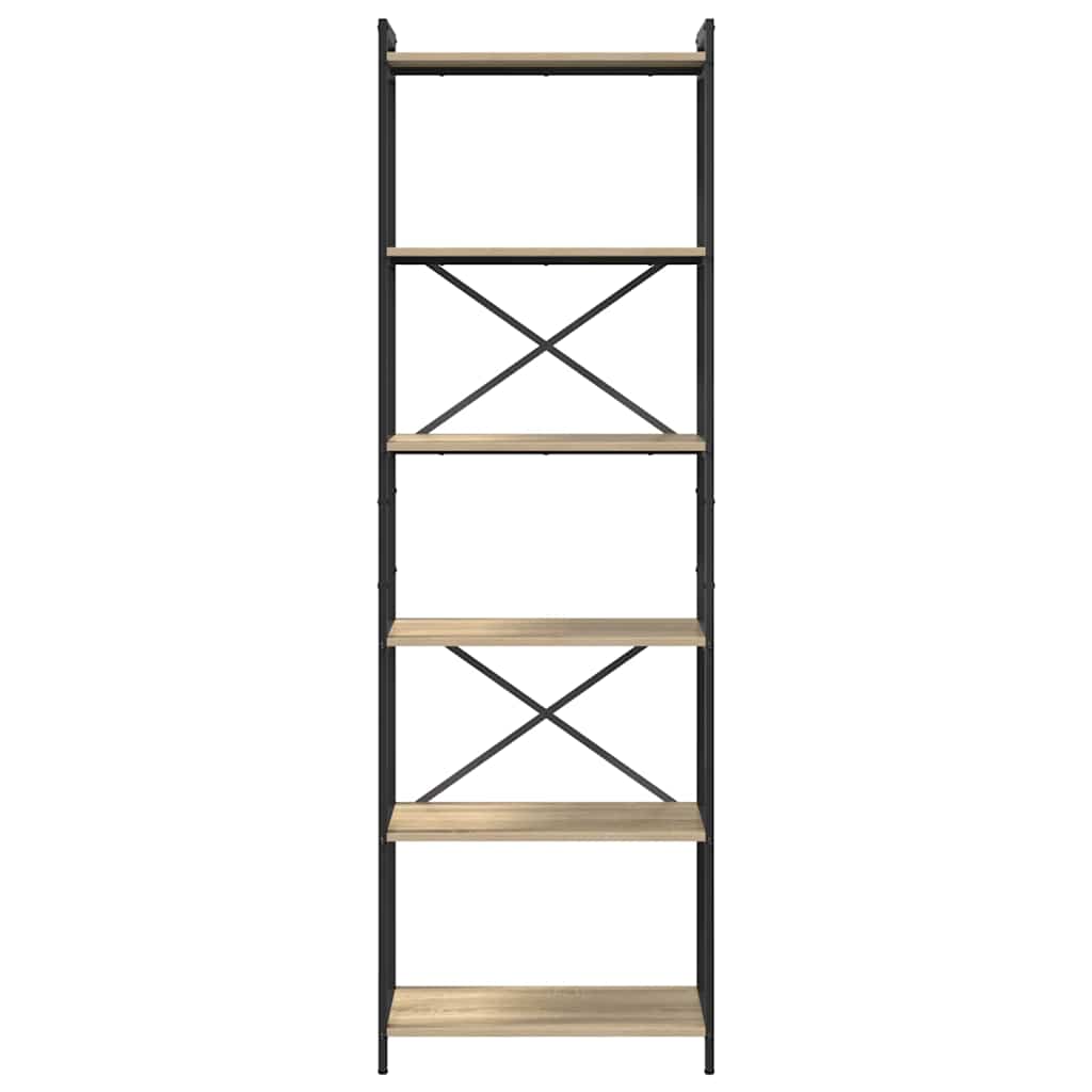 Bokhylle Sonoma eik 60 x 30 x 189,5 cm Konstruert tre