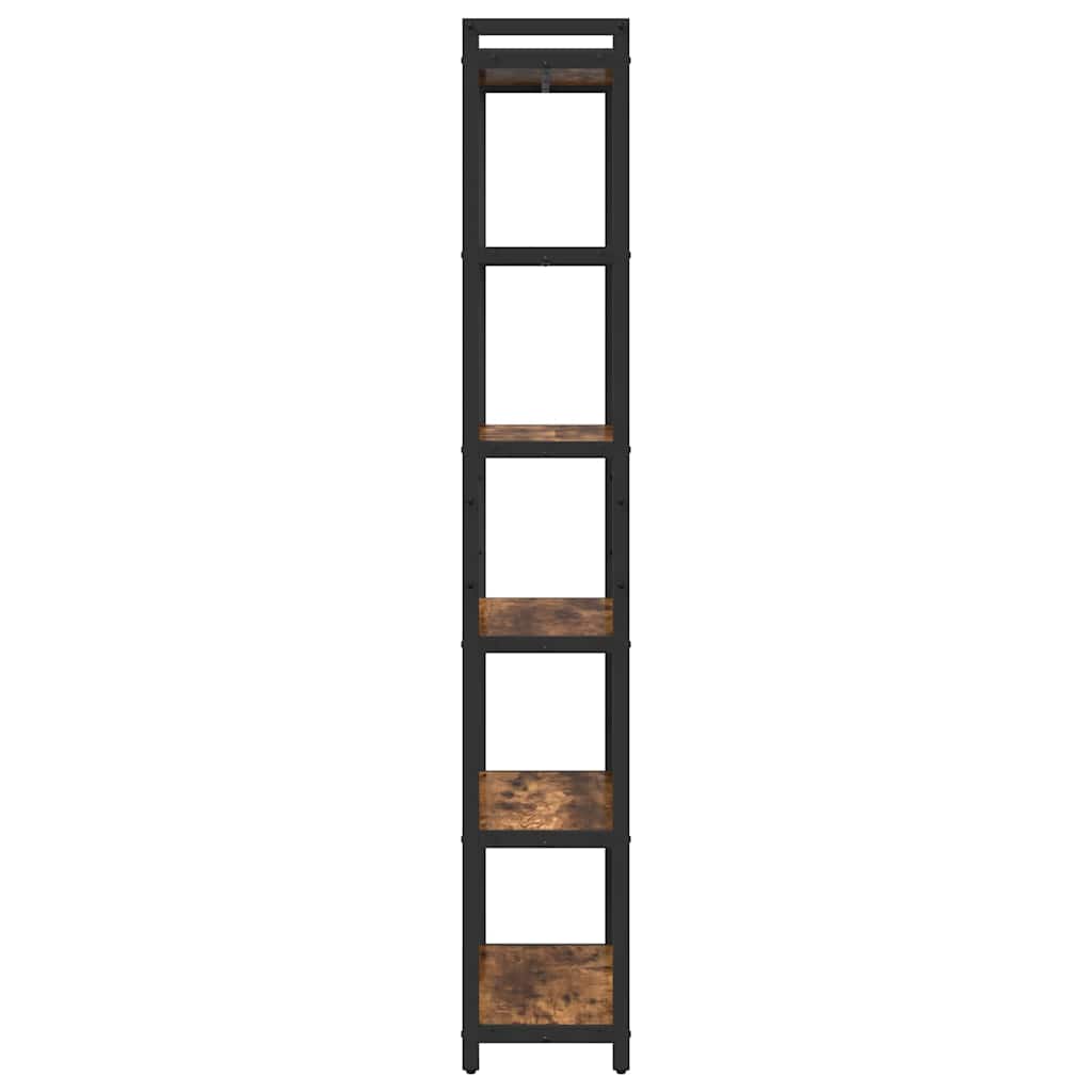 Bokhylle Røkt eik 60 x 30 x 189,5 cm Konstruert tre