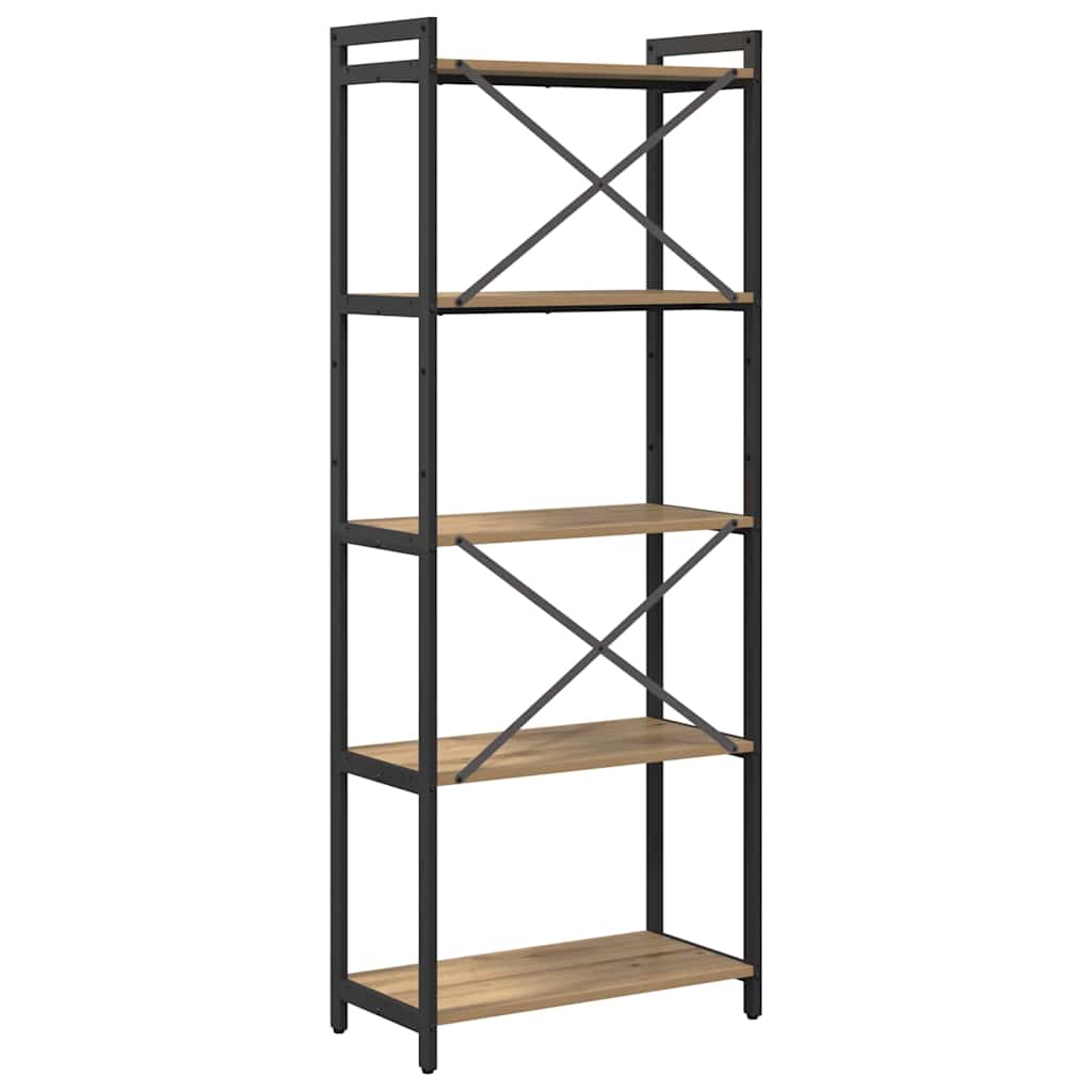 Bokhylle Artisan Eik 60 x 30 x 155 cm Konstruert tre